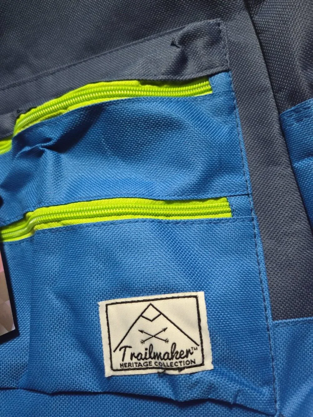 Trailmaker Blue w/ Green Backpack
